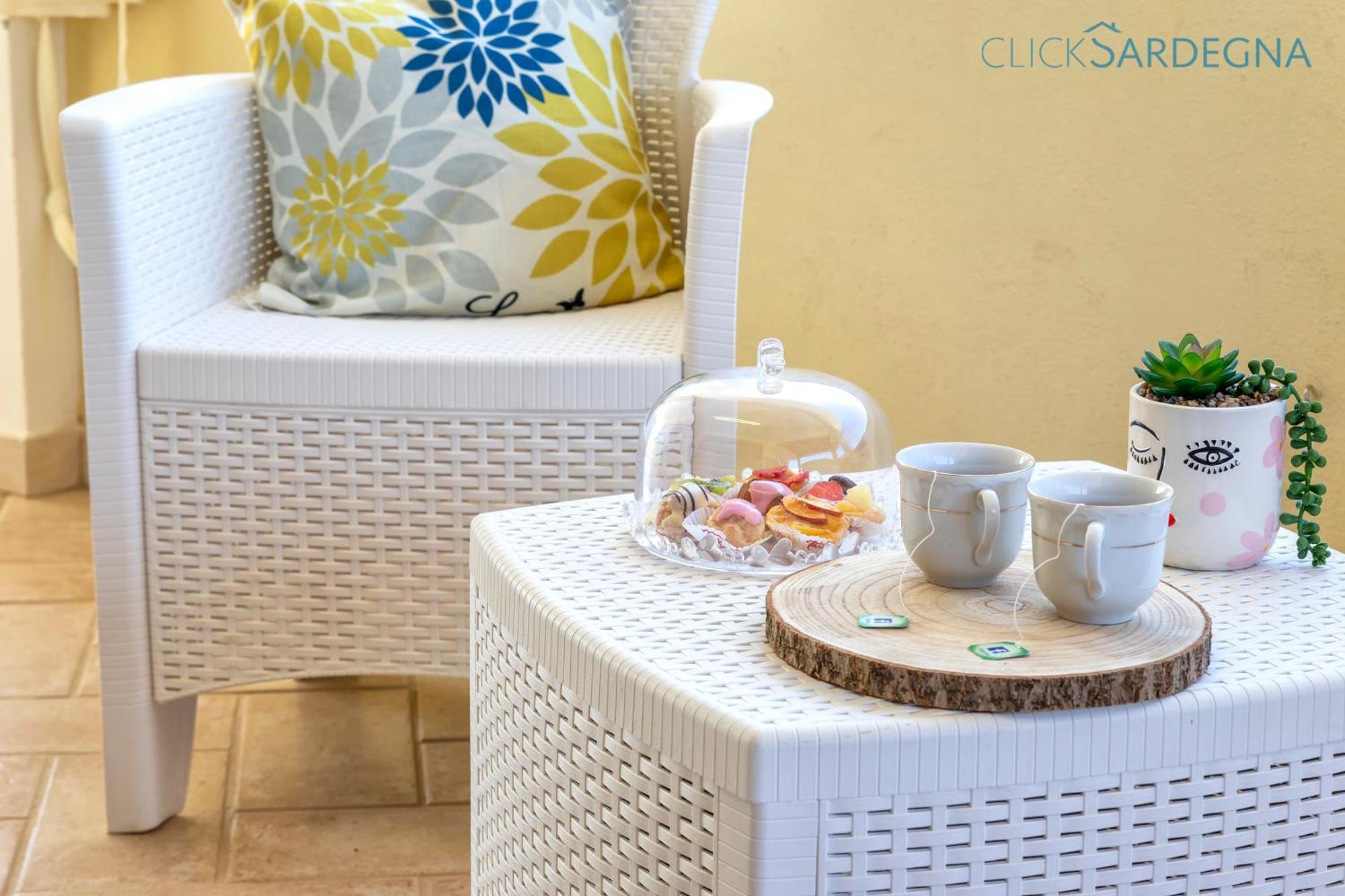 Casa Sant'Anna In Villa Brionis Con Grande Veranda Vista Mare Alghero Exteriör bild